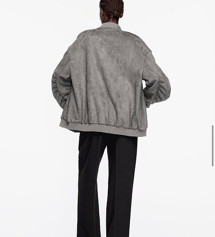 Zara Zara süet bomber ceket