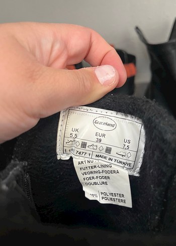 Deichmann Siyah Platform Topuklu Kadın Bot