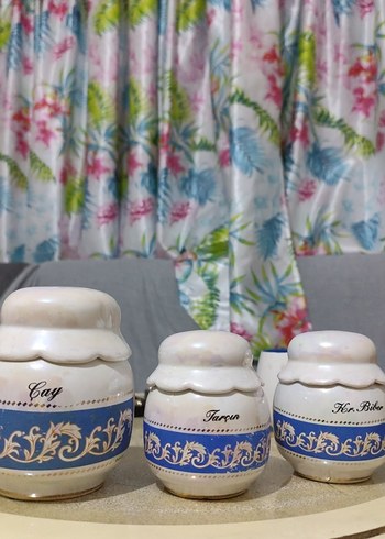 Beyaz Pastel Mutfak Kavanozları - Görsel 2