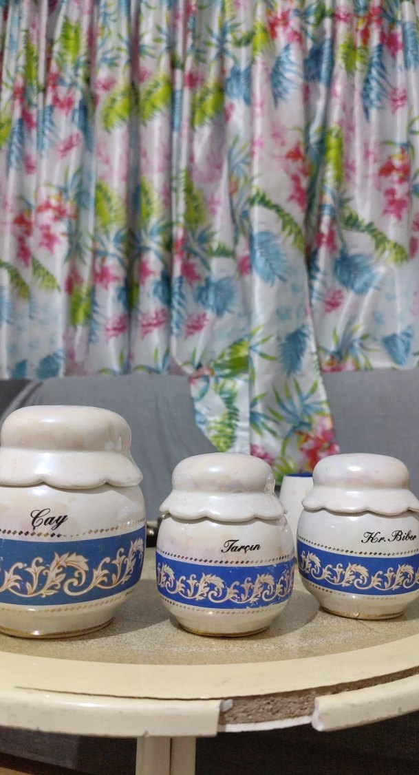 Beyaz Pastel Mutfak Kavanozları - Görsel 2