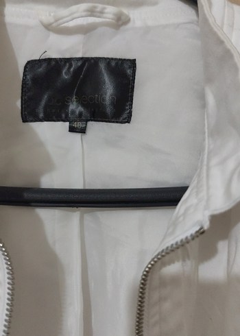 Beyaz keten ceket - Görsel 3