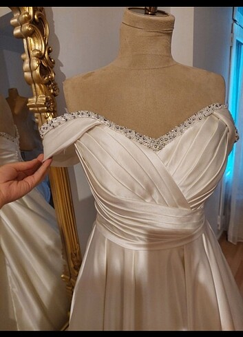 Saten Gelinlik - Görsel 2