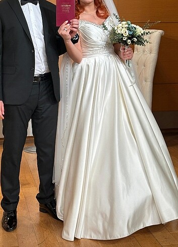 Saten Gelinlik - Görsel 4