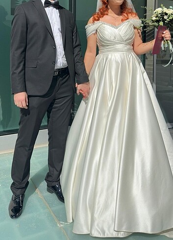 Saten Gelinlik - Görsel 7