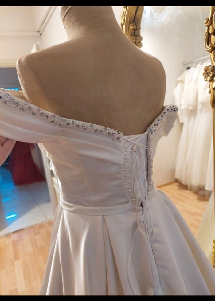 Saten Gelinlik - Görsel 3