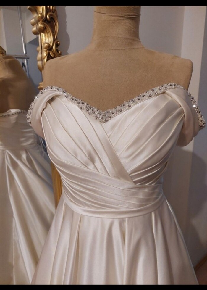 Saten Gelinlik - Görsel 5