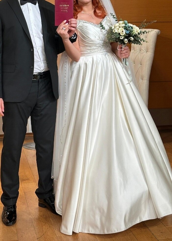 Saten Gelinlik - Görsel 4