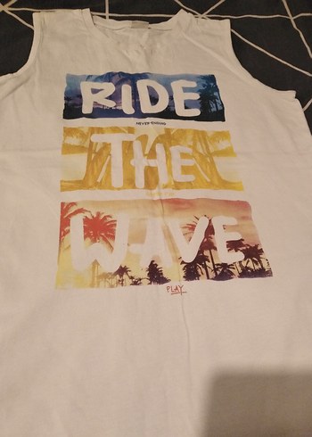 Erkek Çocuk Beyaz Baskılı Tişört - Görsel 2