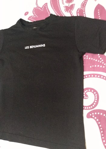 Siyah Kısa Kollu LES BENJAMINS Erkek çocuk Tişört - Görsel 2