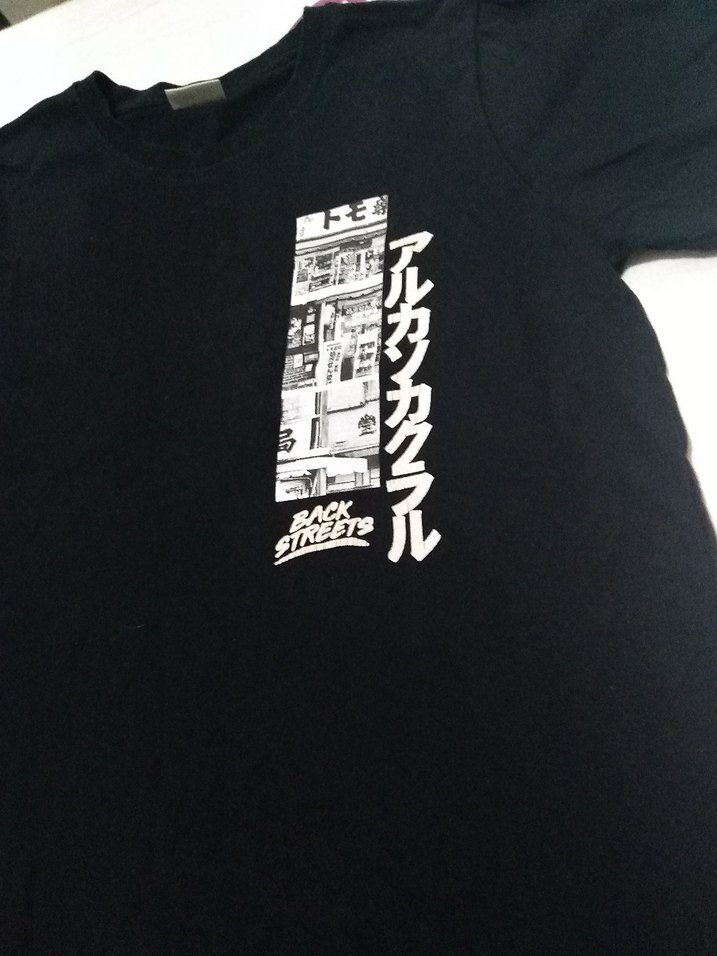 Erkek Çocuk Siyah Baskılı Kısa Kollu Tişört - Görsel 2