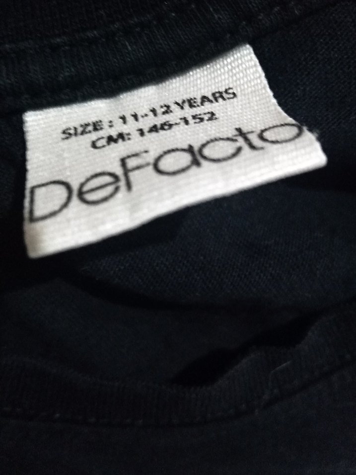 Erkek Çocuk Siyah Baskılı Kısa Kollu Tişört - Görsel 5