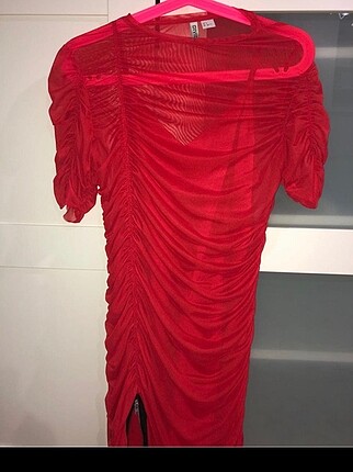 H&M Kırmızı elbise