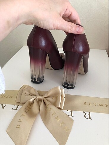 Hotic stiletto hafif kalin topuk