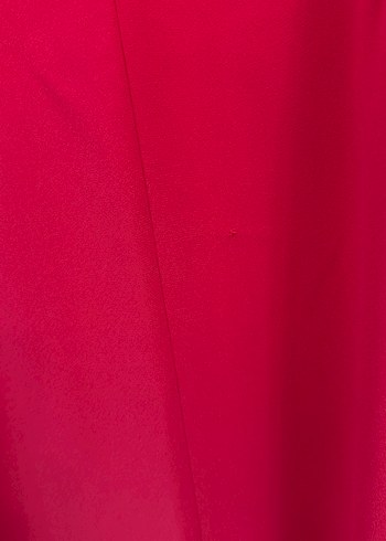 Kısa Kollu Pembe Midi Elbise - Görsel 6