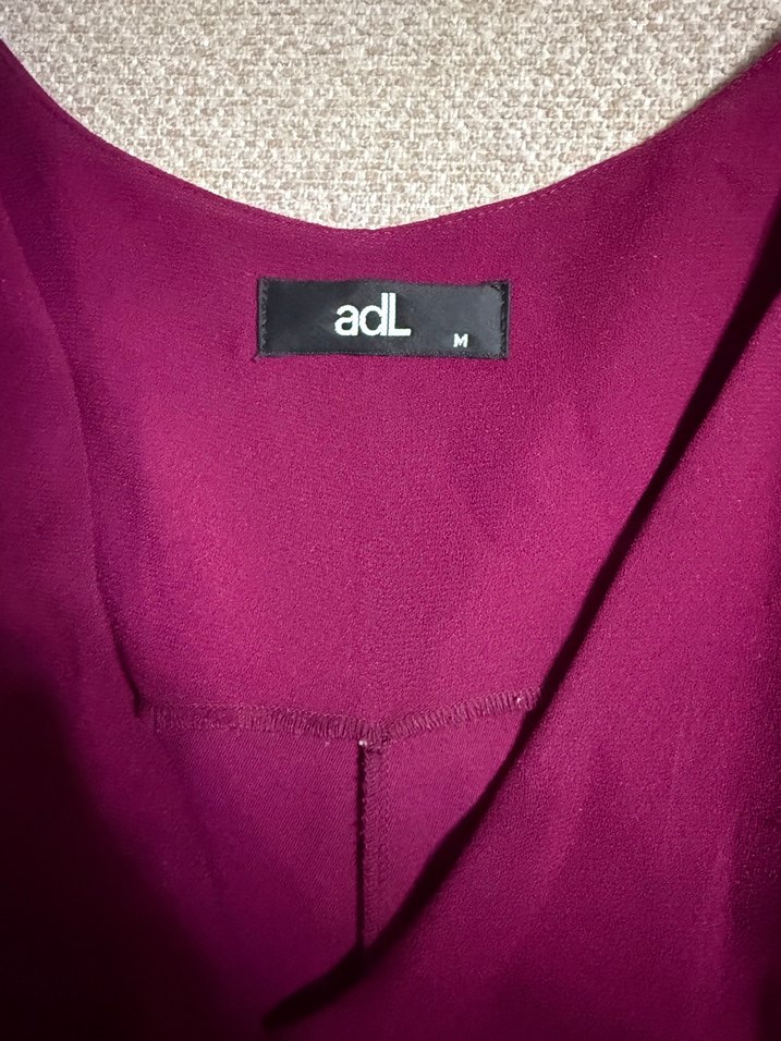 ADİL IŞIK FUŞYA Kadın Askılı Kuşaklı Tulum - Görsel 3