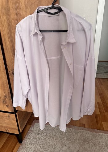 beyaz oversize gömlek