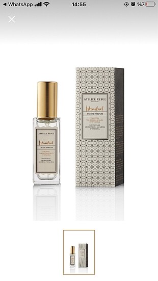 Atelier Rebul İstanbul eau de parfüm 12 ml