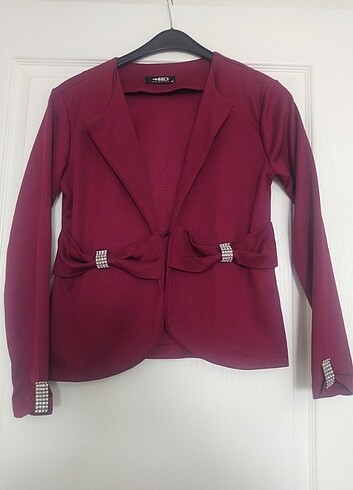 Bordo Şık Ceket 