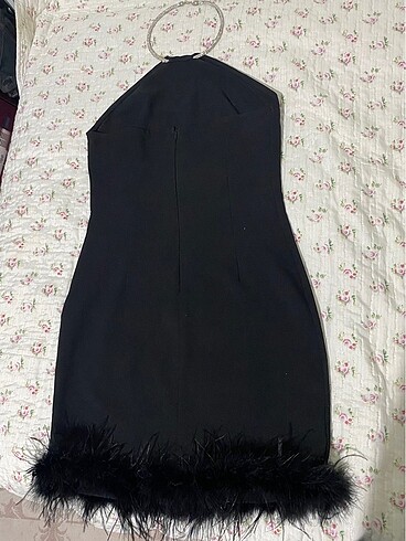 xs Beden siyah Renk Şık elbise