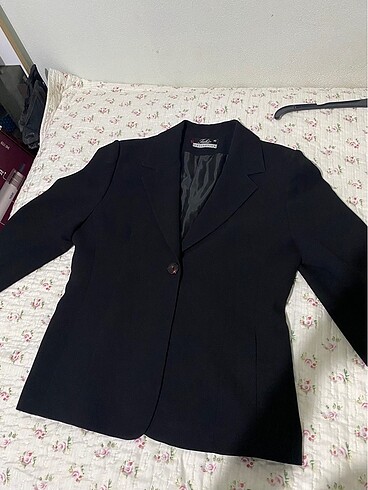 Siyah blazer ceket
