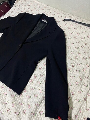 l Beden Siyah blazer ceket