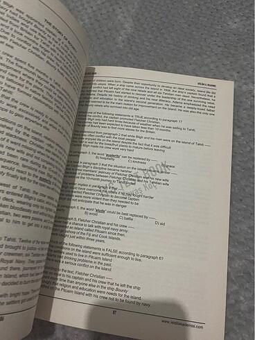  Hazırlık atlama test book
