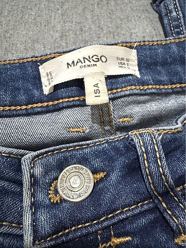 Mango işlemeli jean
