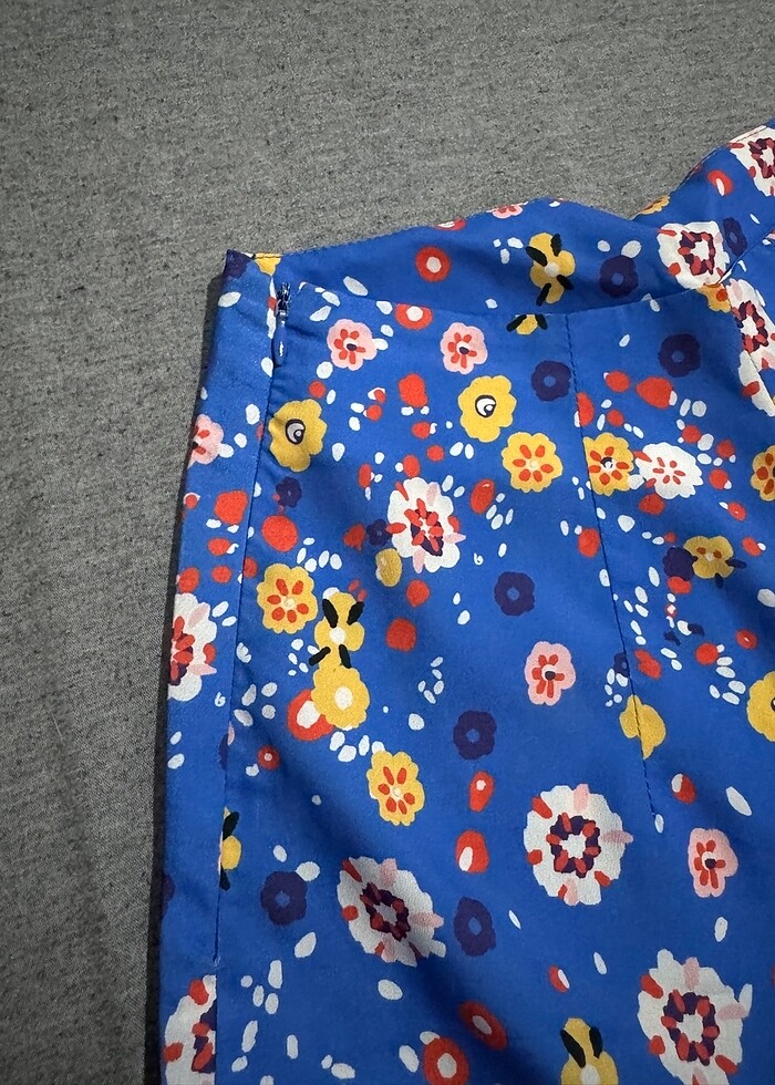 Çiçekli şort etek - Görsel 2