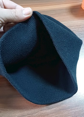 Kadın Lacivert Yün Örgü Bere - Görsel 2