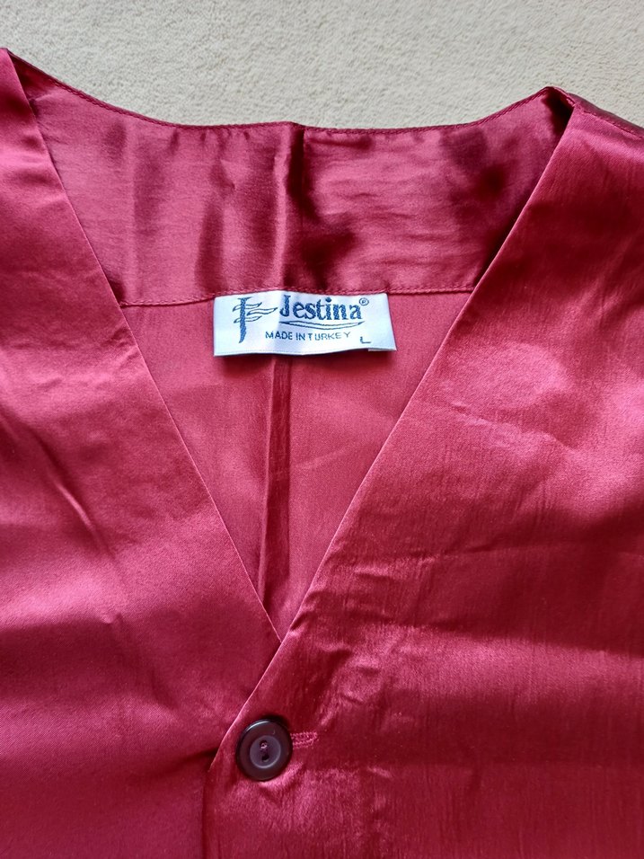 Bordo Çizgili Erkek Pijama Takımı - Görsel 5