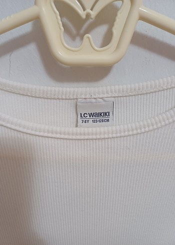 Kız Çocuk Beyaz Uzun Kollu Tül Elbise - Görsel 3