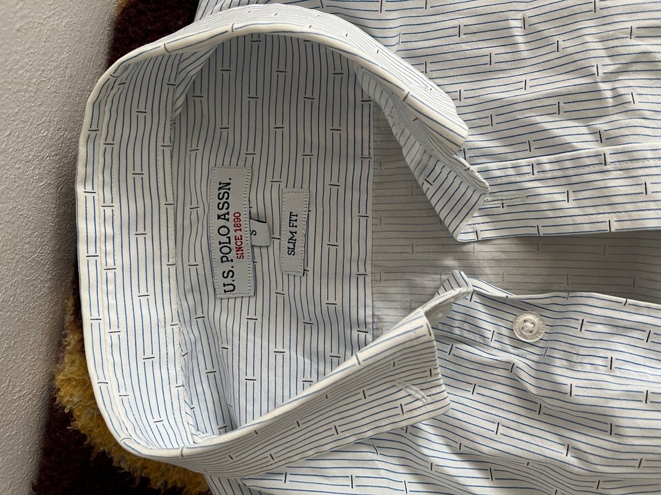 Düğmeli Beyaz Erkek Keten Gömlek - Görsel 3