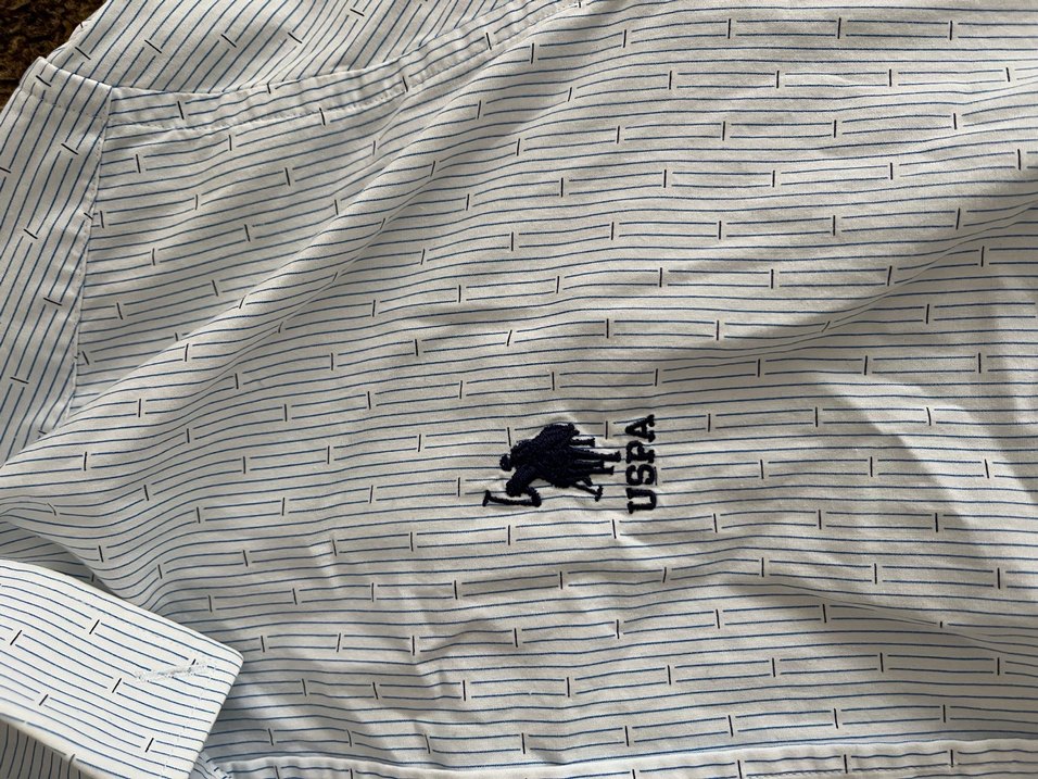 Düğmeli Beyaz Erkek Keten Gömlek - Görsel 2