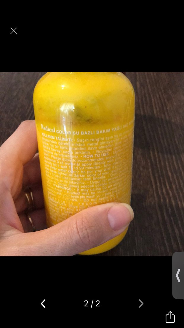 Radical Color Geçici Saç Boyası Seti - Balkabağı & Sarı - Görsel 2