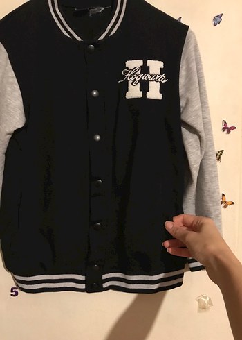 Gri Baskılı Erkek Çocuk Kolej Ceket - Görsel 3