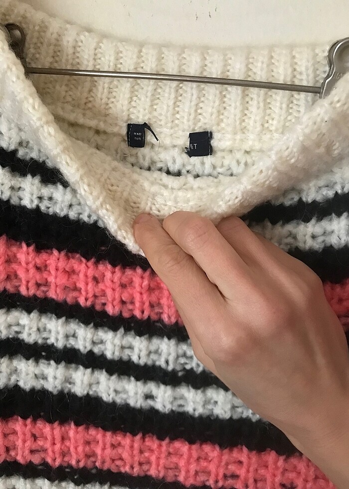 Dilvin kayık yaka kazak - Görsel 3