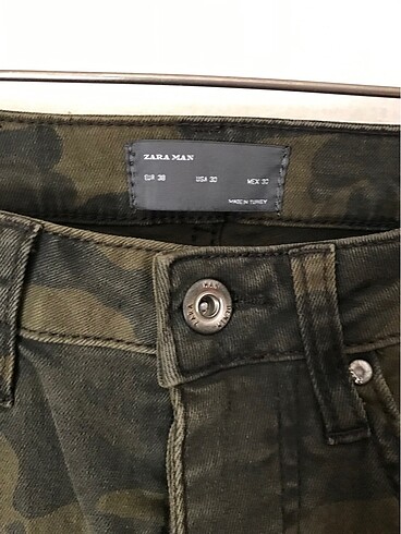 38 Beden haki Renk Zara komando erkek pantolon