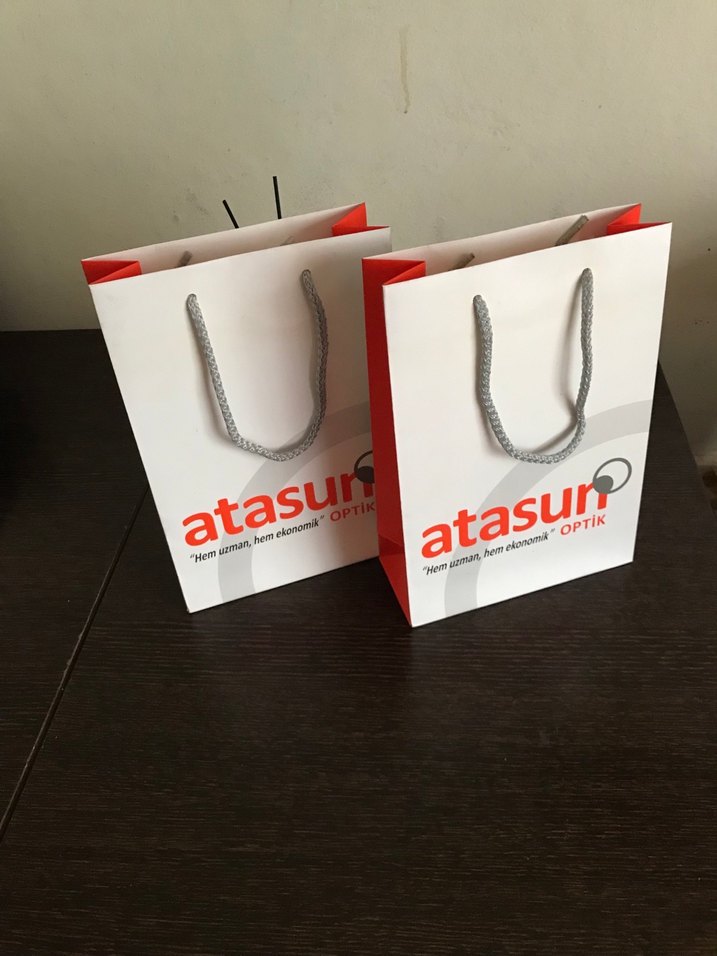 Atasun Optik Karton Poşet - Görsel 3