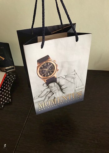 Momentus baskılı karton poşet - Görsel 3