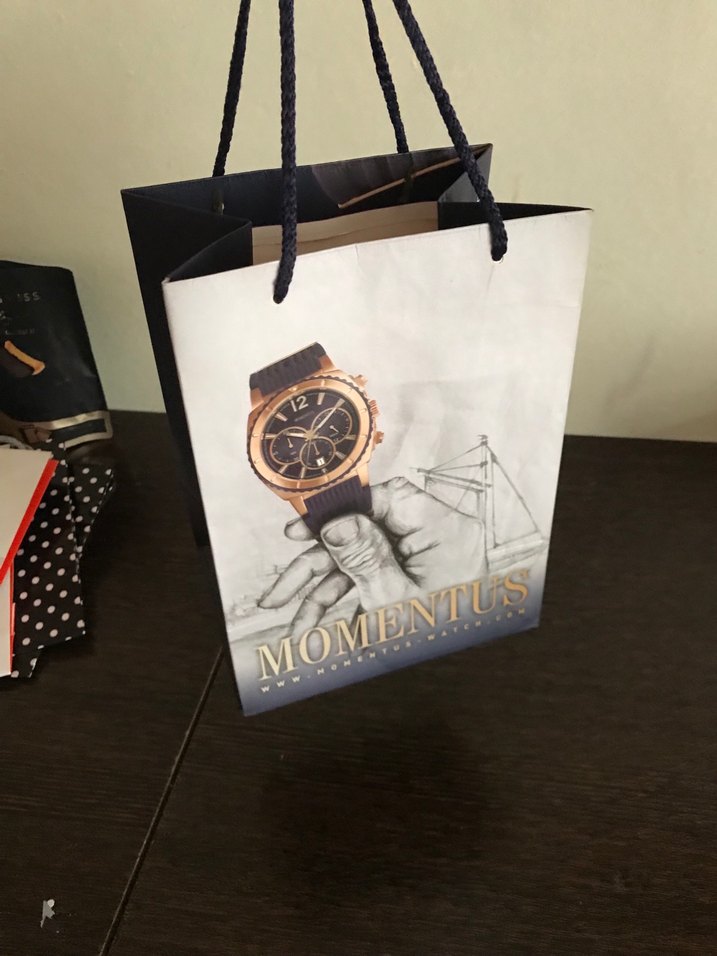 Momentus baskılı karton poşet - Görsel 3