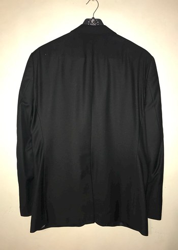 Düğmeli Siyah Erkek Takım Ceketi - Görsel 9