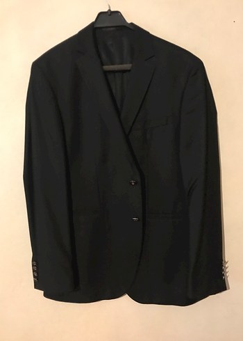 Düğmeli Siyah Erkek Takım Ceketi - Görsel 2