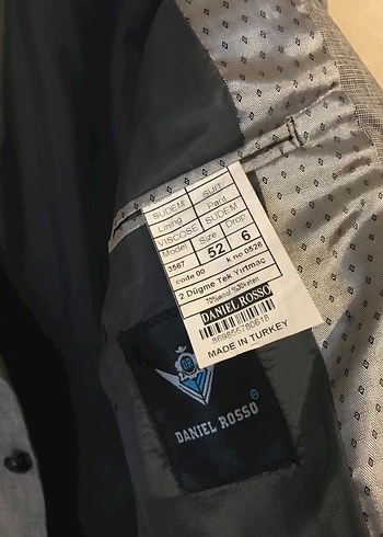 Klasik gri erkek ceketi - Görsel 4