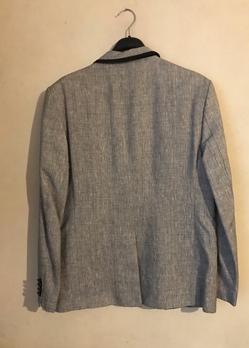 Klasik gri erkek ceketi - Görsel 5