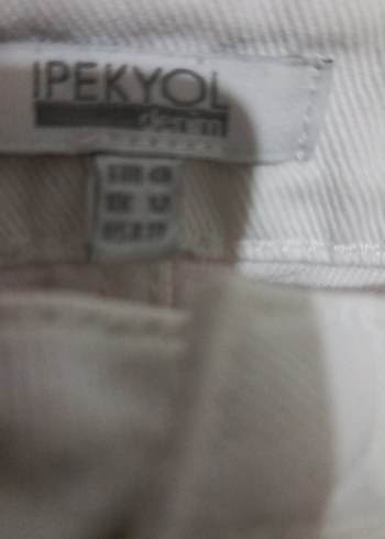 Düğmeli Bej Midi Kadın Kumaş Pantolon