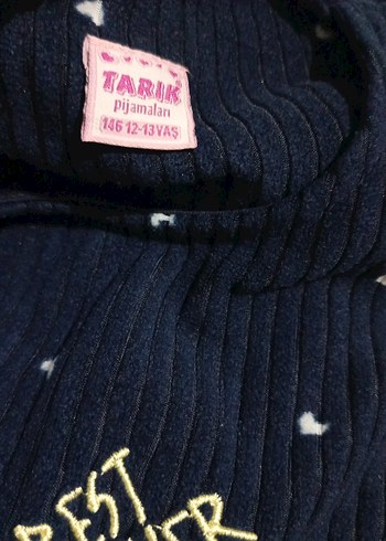 Kız Çocuk Lacivert Uzun Kollu Baskılı polar takım - Görsel 2