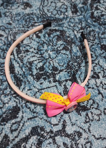 Renkli Nakışlı Elastik Çocuk Saç Tokaları - Görsel 6