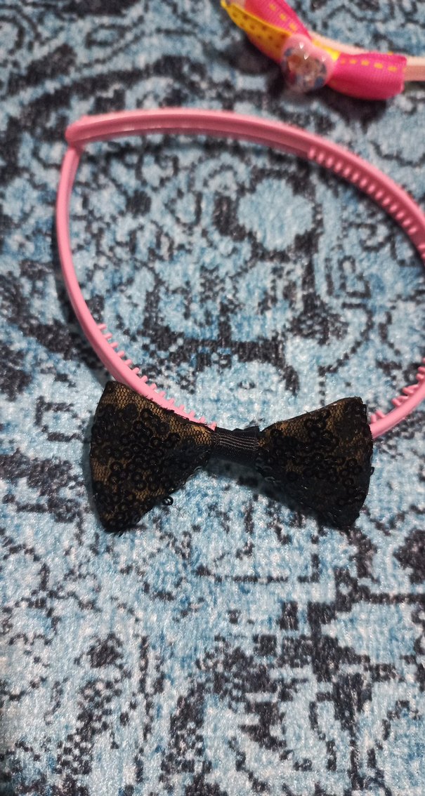 Renkli Nakışlı Elastik Çocuk Saç Tokaları - Görsel 4