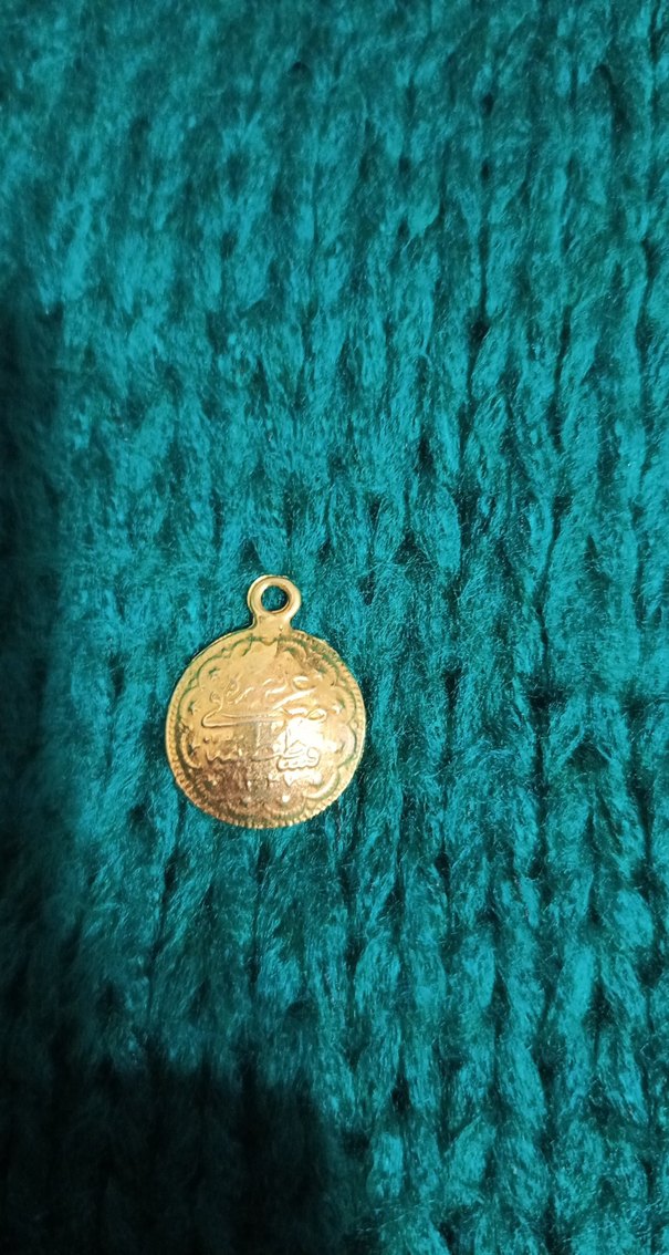 Altın Renkli Vintage İşlemeli Kadın Charm - Görsel 2