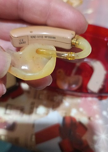 Renkli Kırmızı İşitme Cihazları kınd marka - Görsel 3